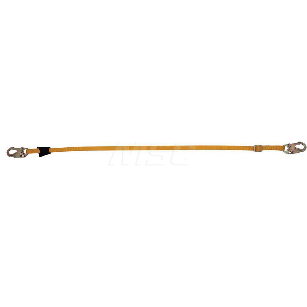 Lanyards & Lifelines, Load Capacity: 5000lb , Construction Type: Webbing , Harness Type: Positioning , Lanyard End Connection: Snap Hook  MPN:C811200
