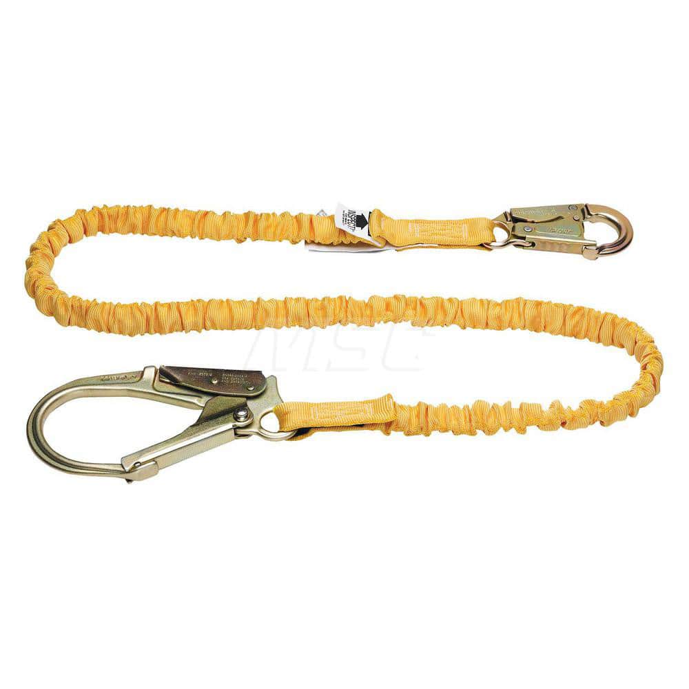 Lanyards & Lifelines, Load Capacity: 5000lb , Construction Type: Webbing , Harness Type: Ladder Climbing , Lanyard End Connection: Snap Hook  MPN:C913100
