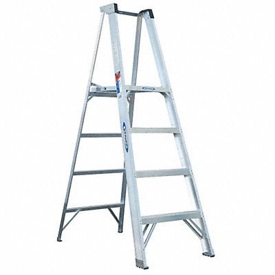 Platform Stepladder 4 ft Aluminum 300 lb MPN:P374