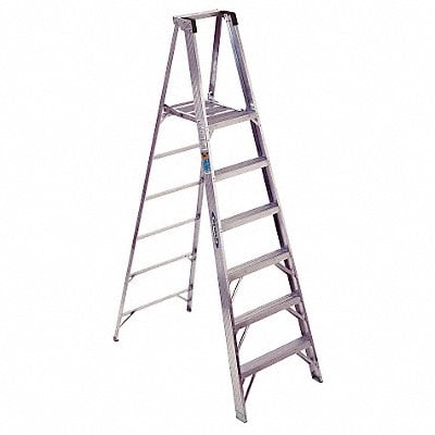 Platform Stepladder 6 ft Aluminum 300 lb MPN:P376