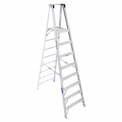 Platform Stepladder 8 ft Aluminum 300 lb MPN:P378