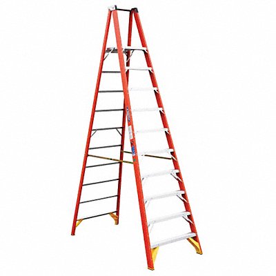 Platform Stepladder 10 ft FGL 300 lb. MPN:P6210