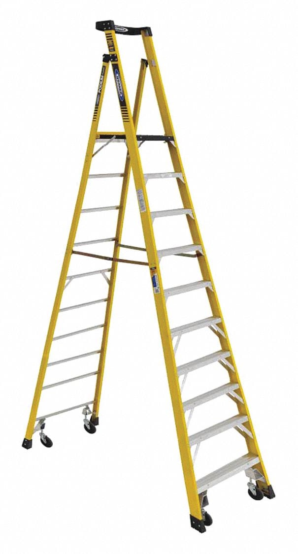 Podium Stepladder 375 lb Load Capacity MPN:PD7310-4C