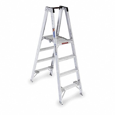 Twin Platform Stepladder 4 ft Alum 300lb MPN:PT374