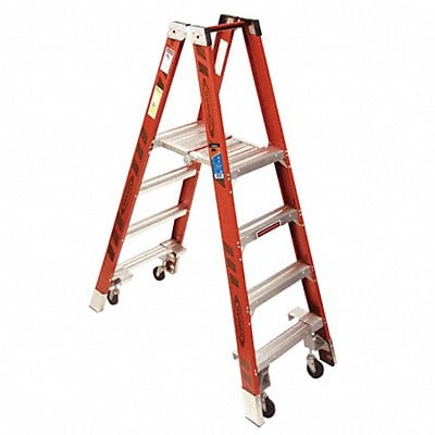 Twin Platform Stepladder 4 ft FGL 300 lb MPN:PT7404-4C