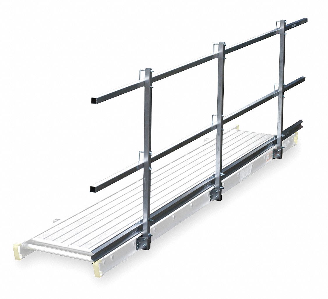 Guard Rail and Toe Board System 12 ft W MPN:SQHTG-12