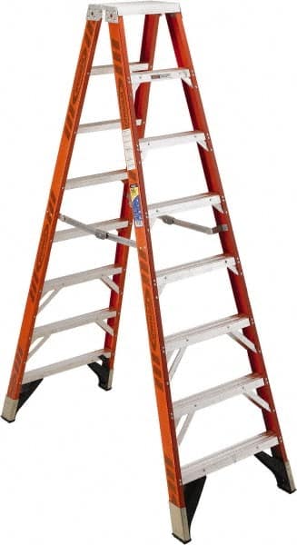 7-Step Fiberglass Step Ladder: Type IAA, 8' High MPN:T7408