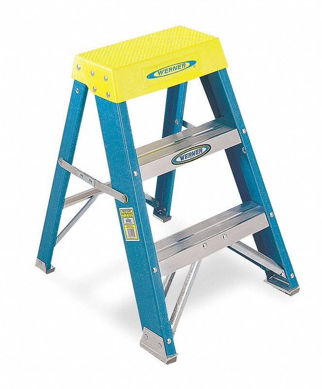 Step Stool 24 In H 250 lb Fiberglass MPN:6002