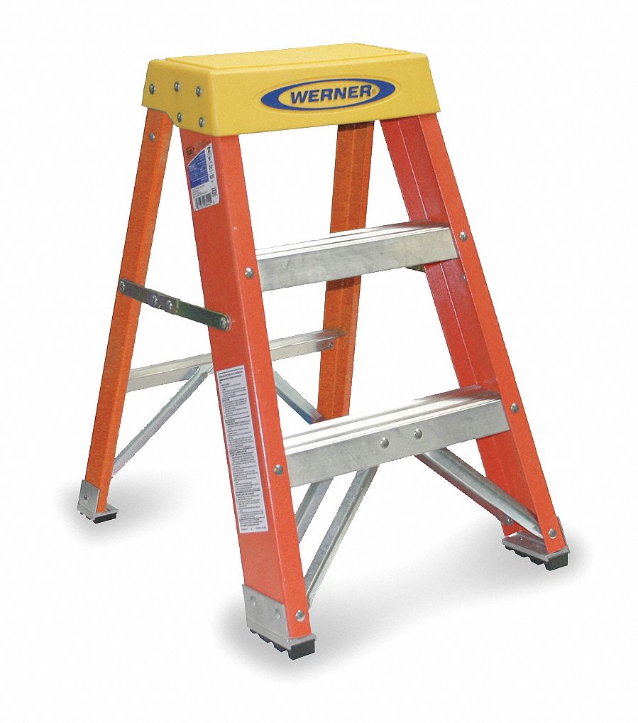 Step Stool 24 In H 300 lb Fiberglass MPN:6202