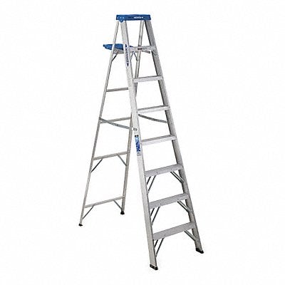 Stepladder Aluminum 8 ft H 250 lb Cap. MPN:368