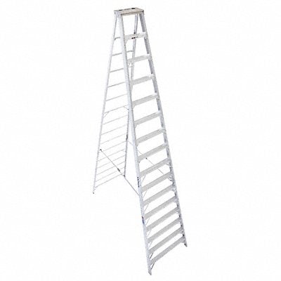 Stepladder Aluminum 16 ft H 300 lb Cap. MPN:416