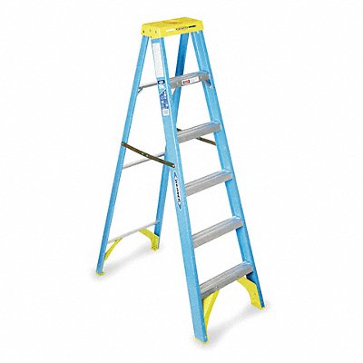 Stepladder Fiberglass 6 ft H 250 lb Cap MPN:6006