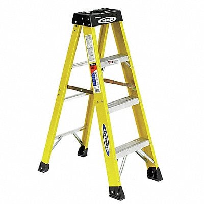 Stepladder Fiberglass 4 ft H 300 lb Cap MPN:6104