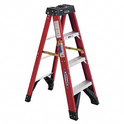 Stepladder Fiberglass 4 ft H 375 lb Cap MPN:6304