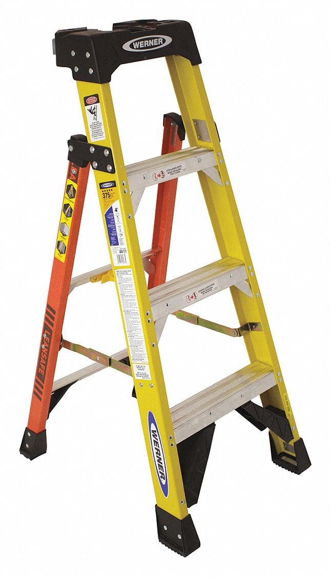 Stepladder 375 lb Load Cap. Fiberglass MPN:L7304