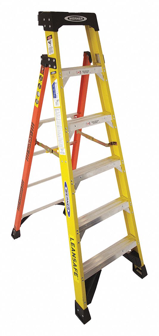 Stepladder 375 lb Load Cap. Fiberglass MPN:L7306