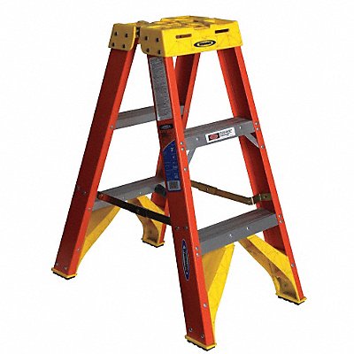 Twin Stepladder Fiberglass IA 3ft T6200 MPN:T6203