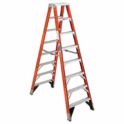 Twin Stepladder Fiberglass IAA 8ft T7400 MPN:T7408