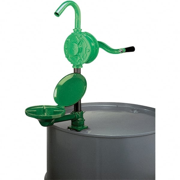 Hand-Operated Drum Pumps, Pump Type: Rotary , Ounces per Stroke: 4.00 , Strokes Per Gallon: 16.000 , Outlet Size (Inch): 1-1/4 , Material: Aluminum  MPN:440017