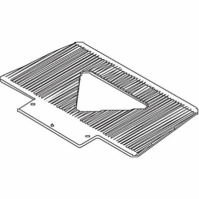 Nose Plate 17-1/2 W 7-1/2 D 350 lb. MPN:274165