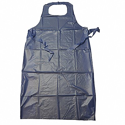 Bib Apron 45inLx36inW Blue 6 mil PK12 MPN:UE6B-45