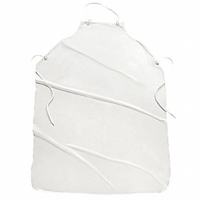 Bib Apron 45 Lx36 W White 8 mm PK12 MPN:UPW-45