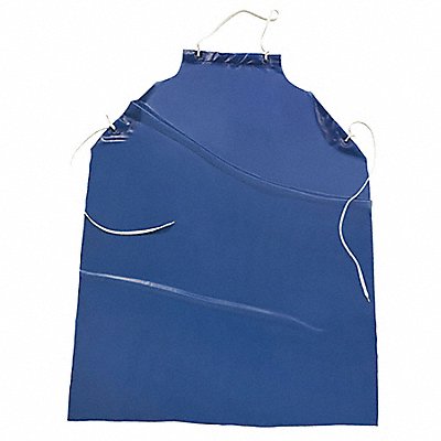 Bib Apron 45inLx36inW Blue Vinyl PK12 MPN:UUB-45