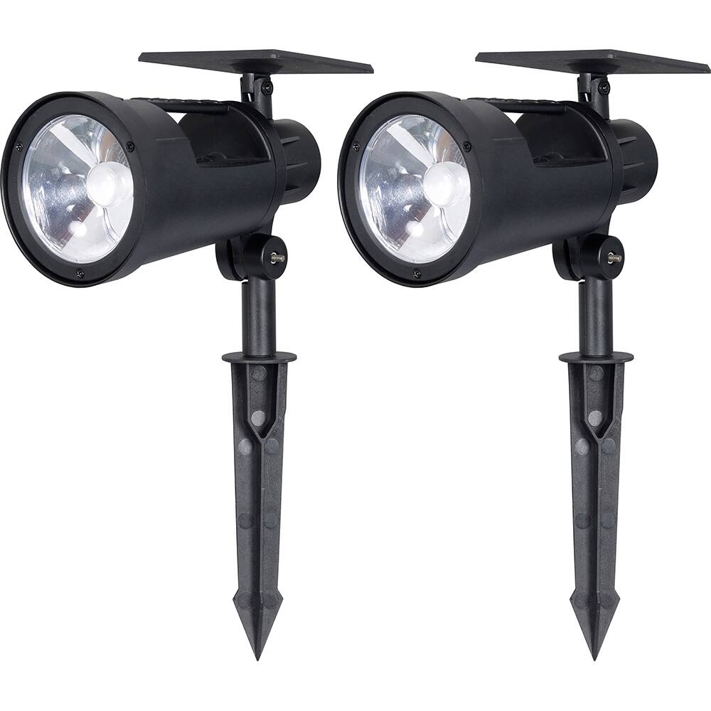 Landscape Light Fixtures, Type of Fixture: Solar Spot Light , Mounting Type: Ground , Lamp Type: LED , Housing Material: Plastic , Housing Color: Black  MPN:SR52AA32H-08