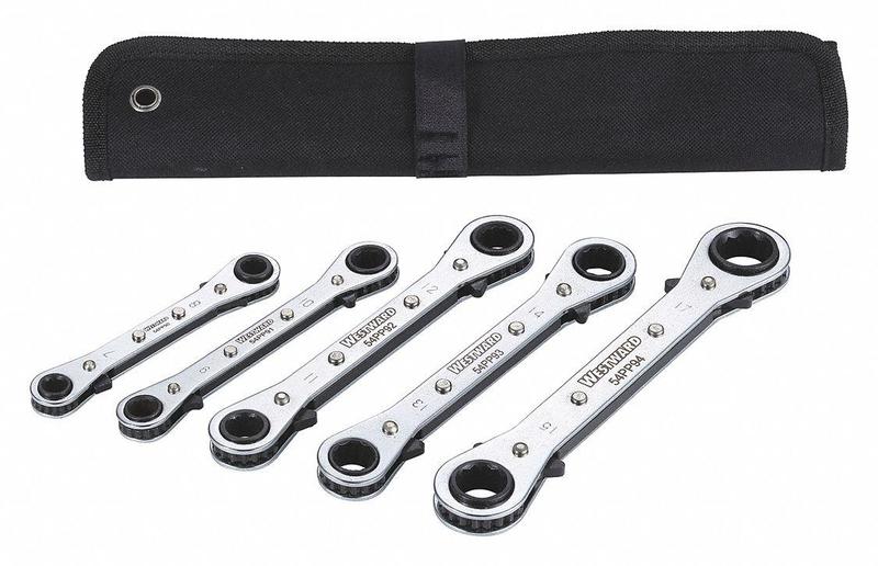 Box End Wrench Set Fll Plsh Stndrd Metrc MPN:54DG39