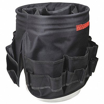 Bucket Tool Organizer Polyester Black MPN:32PJ51