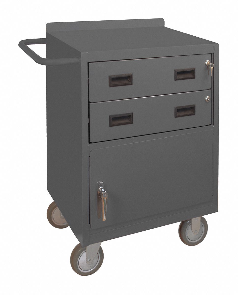 Mobile Cabinet Bench Steel 24 W 18 D MPN:2201-95W