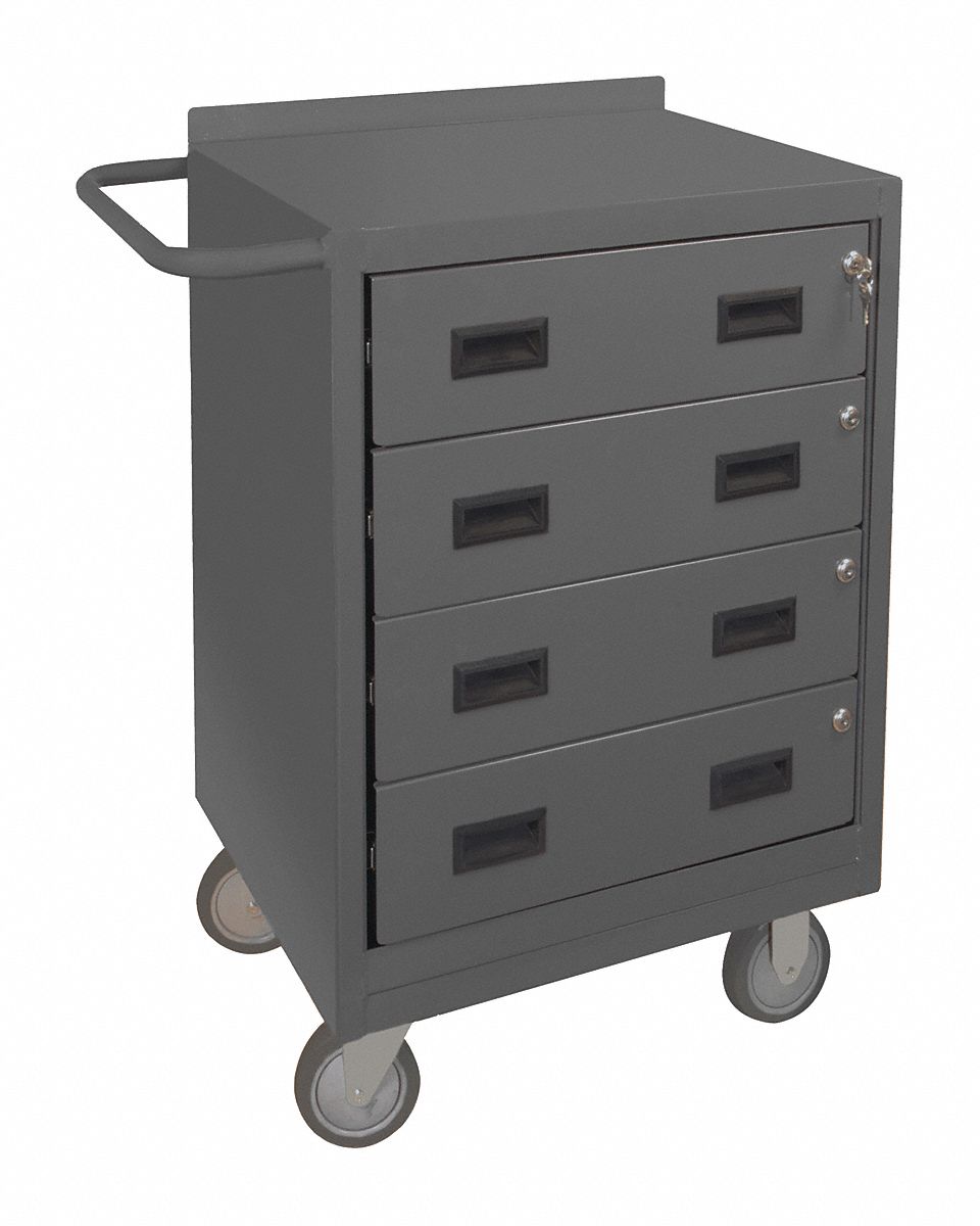 Mobile Cabinet Bench Steel 24 W 18 D MPN:2202-95W