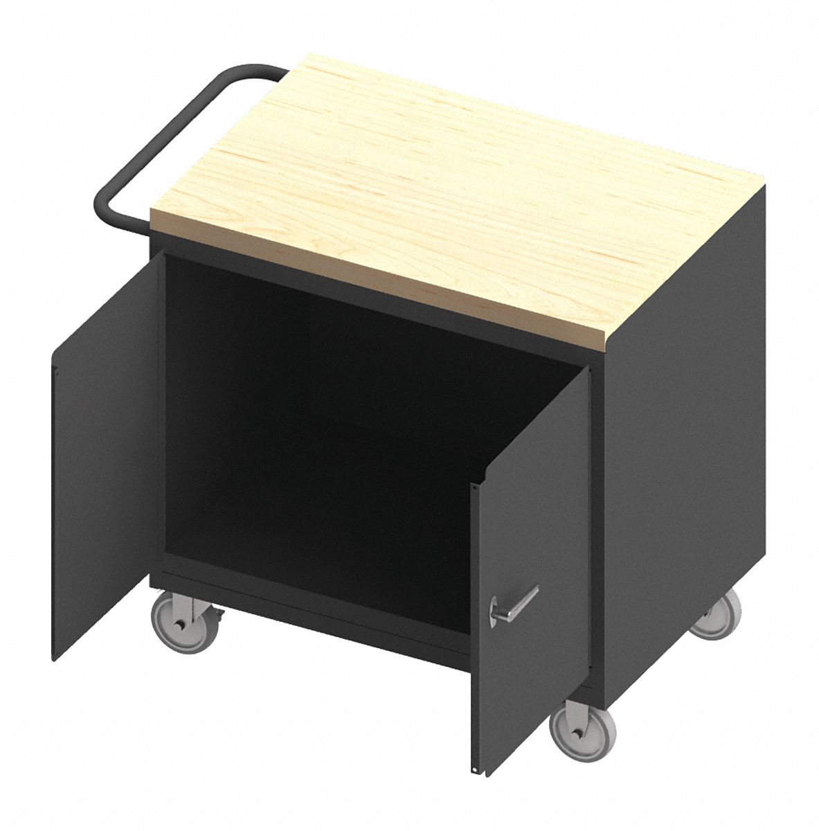 Mobile Cabinet Bench Maple 36 W 24 D MPN:3112-MT-95W