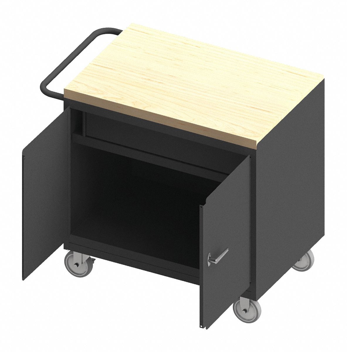 Mobile Cabinet Bench Maple 36 W 24 D MPN:3115-MT-95W