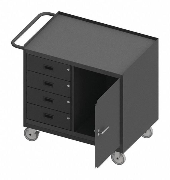 Mobile Cabinet Bench Steel 36 W 24 D MPN:3121-95W