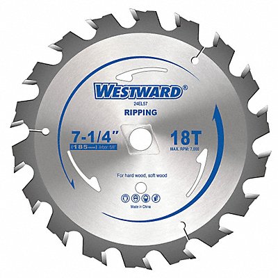 Circular Saw Blade Blade Dia 7-1/4 in. MPN:24EL57