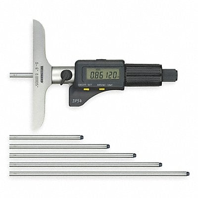 Depth Micrometer 0-6 In Electronic MPN:4KY22