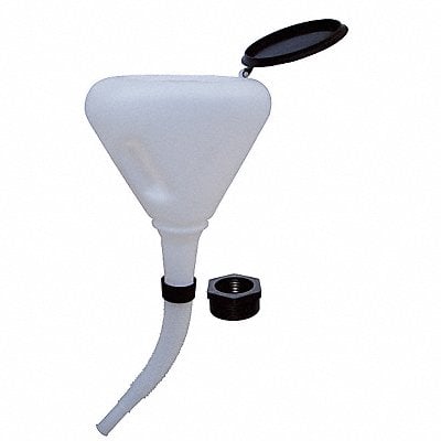 Spillproof Funnel White PE Unthreaded MPN:5NUE9