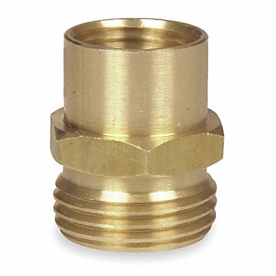 Garden Hose Adapter 1/2 x3/4 NPTxNH MPN:4KG83