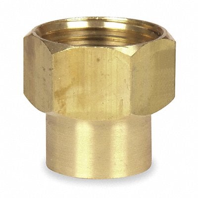 Garden Hose Adapter 1/2 x3/4 NPTxNH MPN:4KG85