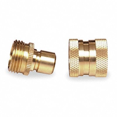 Quick Connector Set M/F GHT Brass MPN:4KG97