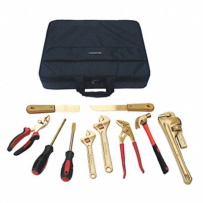 Hazmat Nonsparking Tool Set 10 pc. MPN:23X829