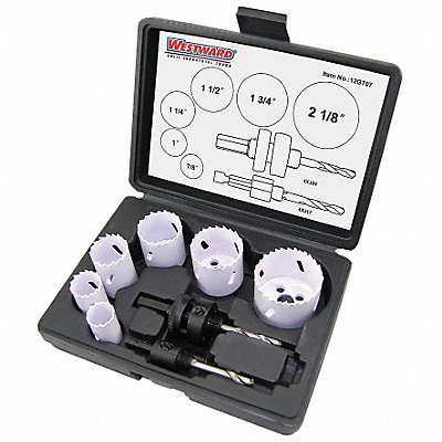 Hole Saw Set Bi-Metal 8pcs MPN:12G707