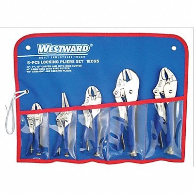 Locking Plier Sets Ergonomic 5 Pcs MPN:1ECG5