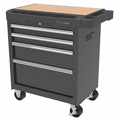 Rolling Tool Cabinet Black Light Duty MPN:31CE51