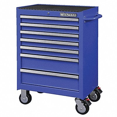 Rolling Tool Cabinet Blue Heavy Duty MPN:32H890