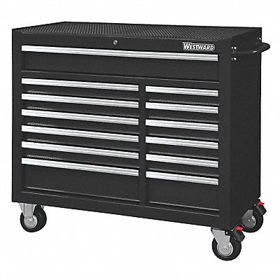 Rolling Tool Cabinet Black Heavy Duty MPN:32H892