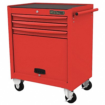 Rolling Tool Cabinet Red Light Duty MPN:48RJ73