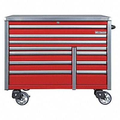 Rolling Tool Cabinet Red Ind Prem Duty MPN:49NR90