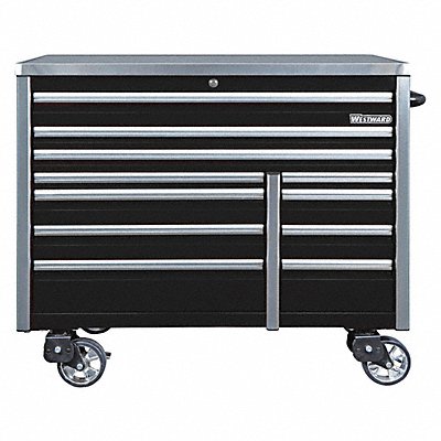 Rolling Tool Cabinet Blk Ind Prem Duty MPN:49NR91